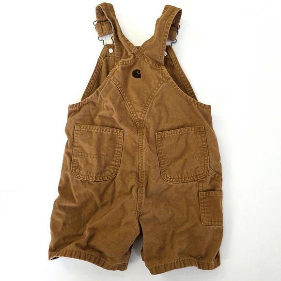 Carhartt Toddler Overall Bibs 3T Boys Workwear Matching Pants Shorts Baby - Picture 2 of 7